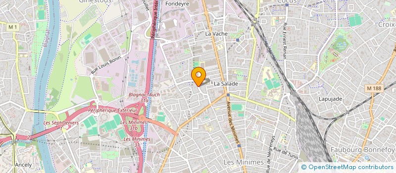localisation de l'entreprise MADAME ALBERR BARCHILON à TOULOUSE