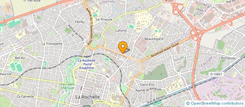 localisation de l'entreprise MADAME ALBERT BERNARD  LA ROCHELLE