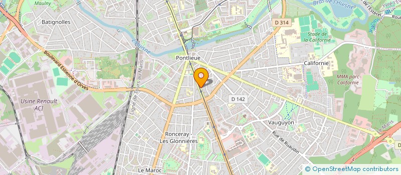 localisation de l'entreprise MADAME ALBERT DESMOTS  LE MANS