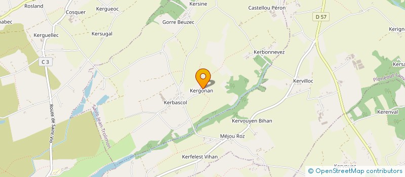 localisation de l'entreprise MADAME ALBERT L'HELGUEN  SAINT-JEAN-TROLIMON