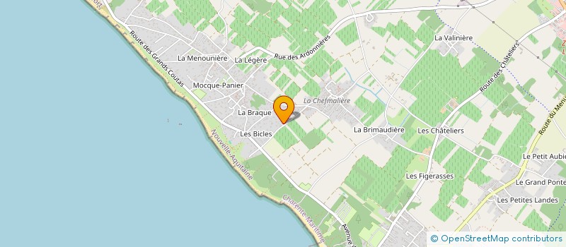 localisation de l'entreprise MADAME ALBERT MENARD  SAINT-PIERRE-D OLERON