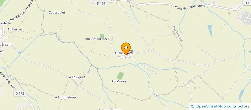 localisation de l'entreprise MADAME ALBERTE CARDE  SAINTE-CHRISTIE