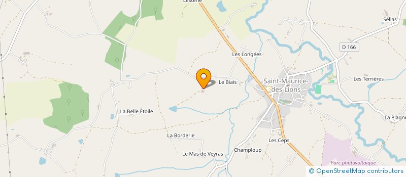 localisation de l'entreprise MADAME ALBERTE CHADOUTAUD à SAINT-MAURICE-DES-LIONS