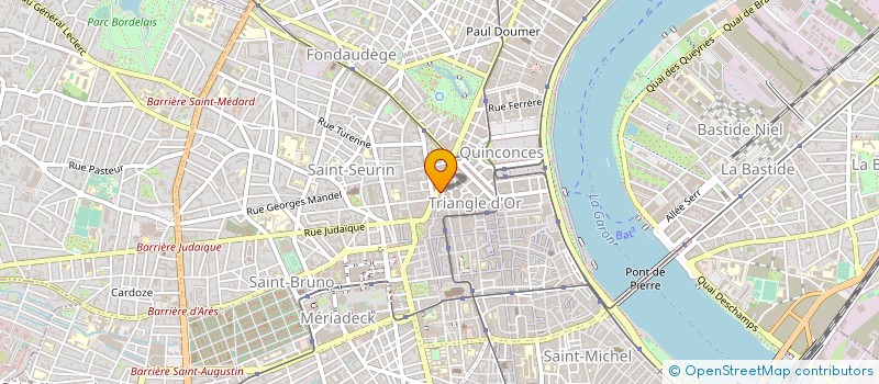 localisation de l'entreprise MADAME ALBERTE DUCLAUD  BORDEAUX