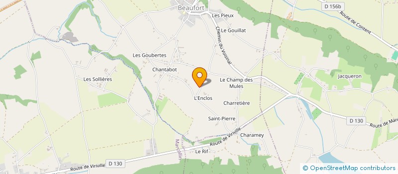 localisation de l'entreprise MADAME ALBERTE FAURE  BEAUFORT