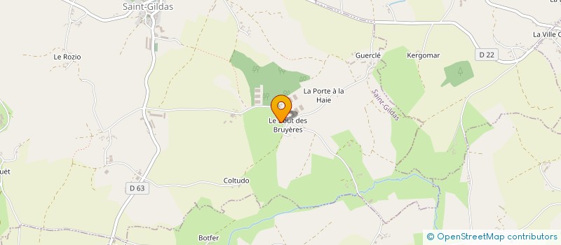 localisation de l'entreprise MADAME ALBERTE GUERNION  SAINT-GILDAS