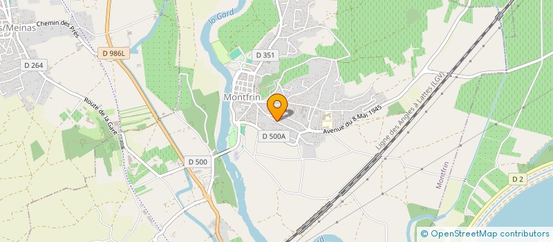 localisation de l'entreprise MADAME ALBERTE JUILLET  MONTFRIN