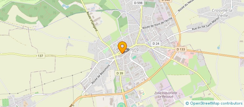 localisation de l'entreprise MADAME ALBERTE LAMBERT  LE NEUBOURG