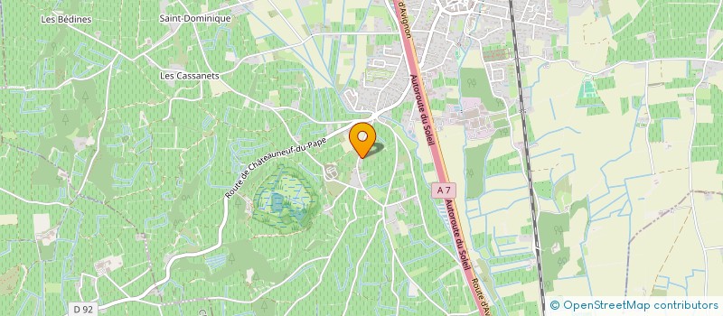 localisation de l'entreprise MADAME ALBERTE MARTIN  COURTHEZON