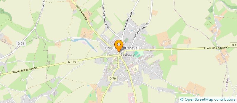 localisation de l'entreprise MADAME ALBERTE MAUJEAN  CRIQUETOT-L'ESNEVAL