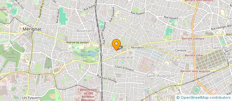 localisation de l'entreprise MADAME ALBERTE MEGIMBIR  MERIGNAC