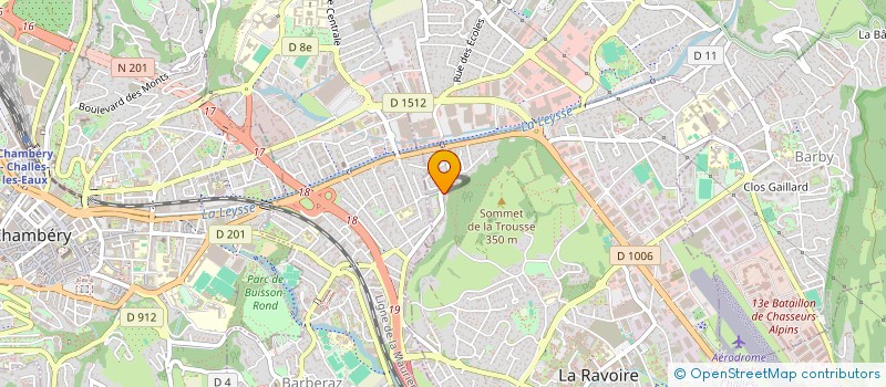 localisation de l'entreprise MADAME ALBERTE NERI  LA RAVOIRE