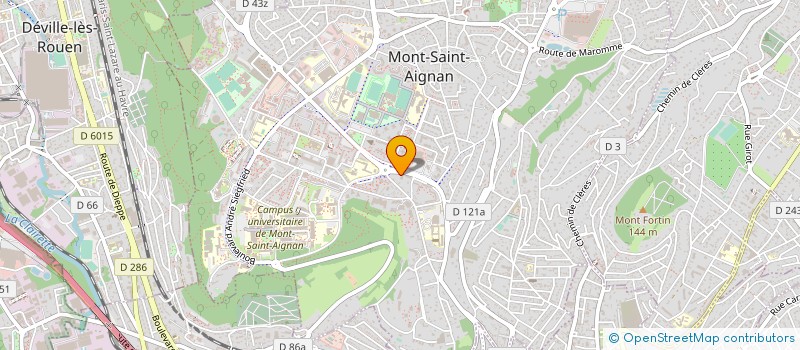 localisation de l'entreprise MADAME ALBERTE PALLEC  MONT-SAINT-AIGNAN