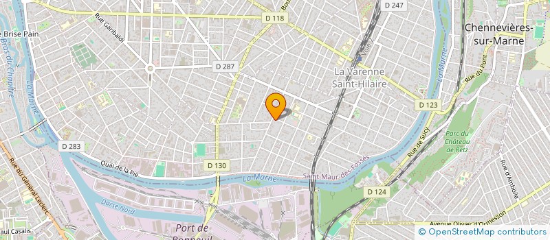 localisation de l'entreprise MADAME ALBERTE PILLET  SAINT-MAUR-DES-FOSSES