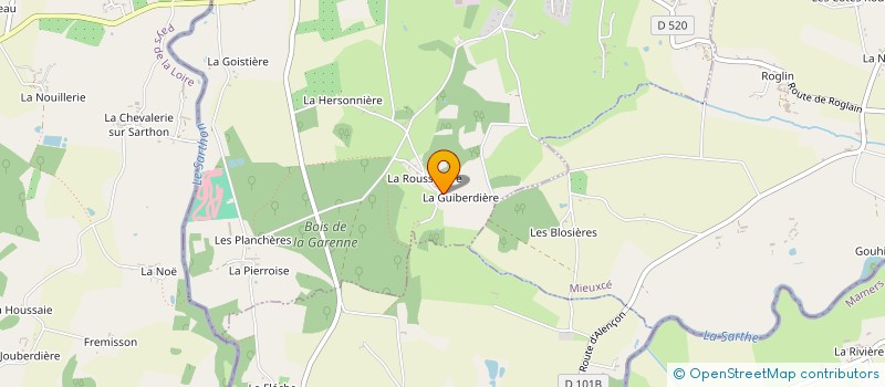 localisation de l'entreprise MADAME ALBERTE PLANCHAIS à LA FERRIERE BOCHARD