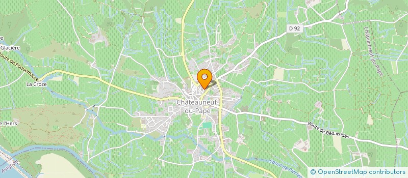 localisation de l'entreprise MADAME ALBERTE TACUSSEL  CHATEAUNEUF-DU-PAPE