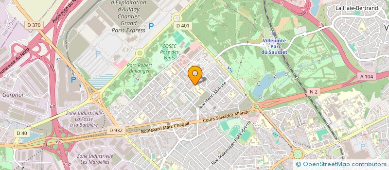 localisation de l'entreprise MADAME ALBERTINE BONGONGO à AULNAY-SOUS-BOIS