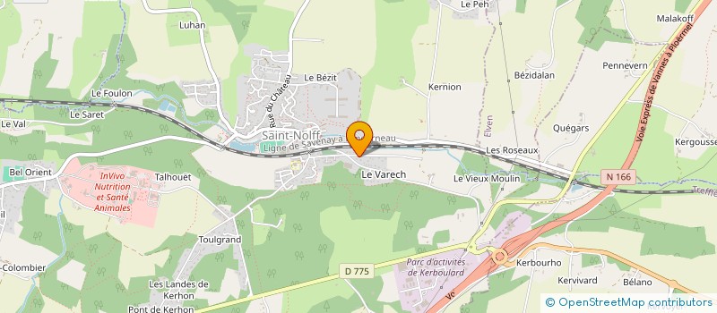 localisation de l'entreprise MADAME ALBERTINE BURBAN  SAINT-NOLFF