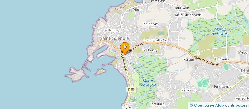 localisation de l'entreprise MADAME ALBERTINE CLOAREC  PENMARCH