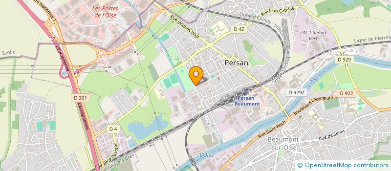 localisation de l'entreprise MADAME ALBERTINE DOUMBE LOBE  PERSAN