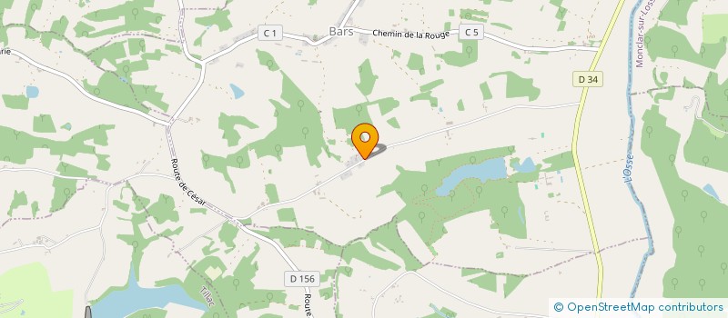 localisation de l'entreprise MADAME ALBERTINE DUFFEUILLAN  BARS