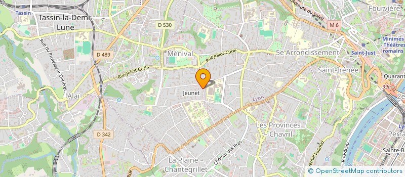 localisation de l'entreprise MADAME ALBERTINE KPONTON  LYON