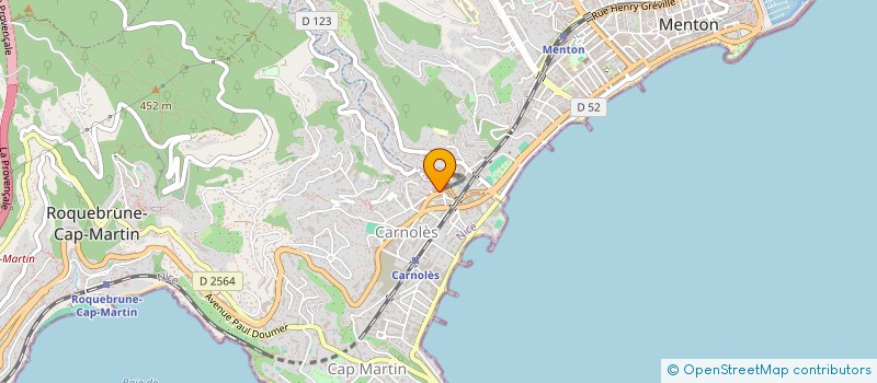 localisation de l'entreprise MADAME ALBERTINE LEMIRE à ROQUEBRUNE CAP MARTIN