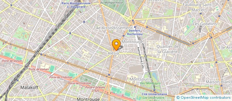 localisation de l'entreprise MADAME ALBERTINE PATOUT  PARIS