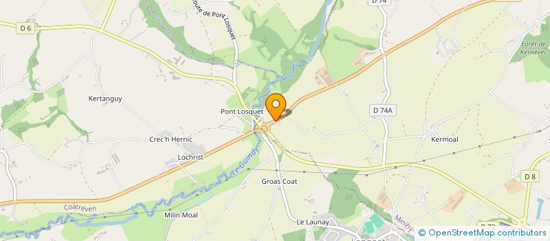 localisation de l'entreprise MADAME ALBERTINE SEGUILLON  MINIHY-TREGUIER