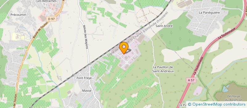 localisation de l'entreprise MADAME ALBERTINE SOLONOMENJANAHARY  LE CANNET-DES-MAURES