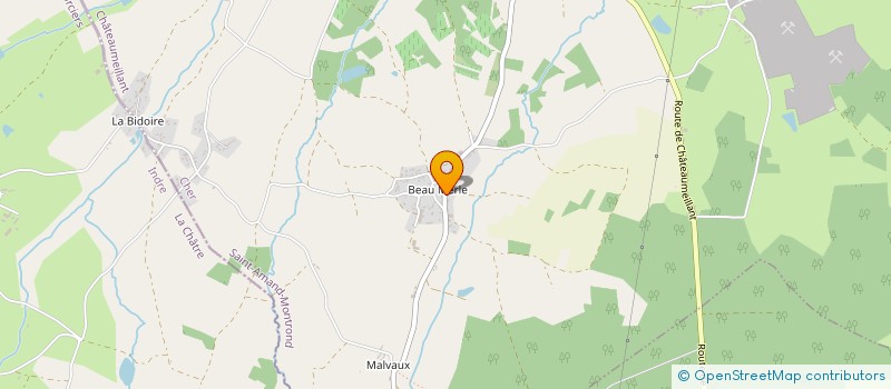 localisation de l'entreprise MADAME ALBERTJE DE VRIES  CHATEAUMEILLANT