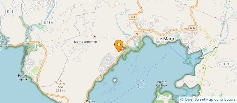 localisation de l'entreprise MADAME ALBINA ETIENNE à LE MARIN