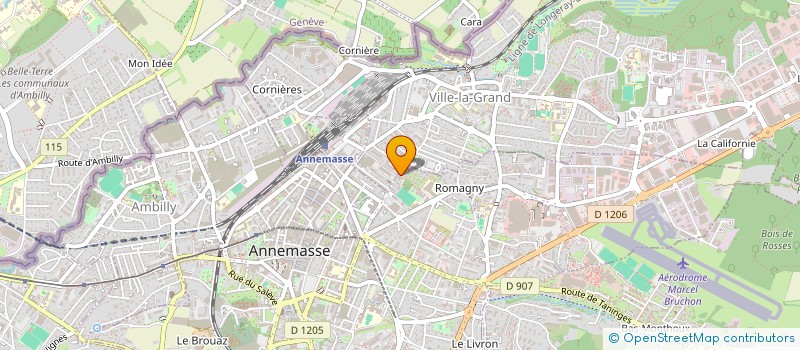 localisation de l'entreprise MADAME ALBINA ISTREFI à ANNEMASSE