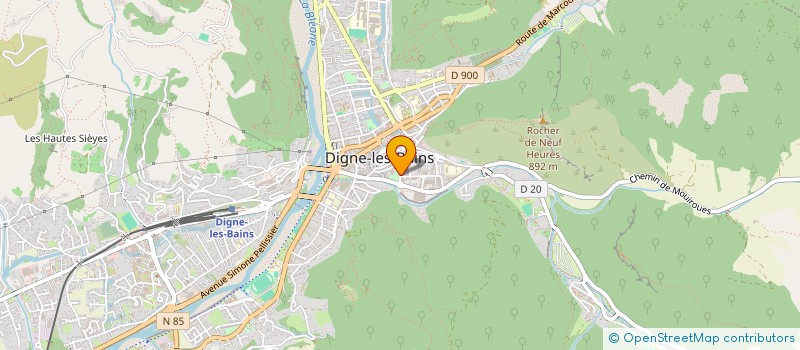 localisation de l'entreprise MADAME ALBINA KRAVCHENKO à DIGNE-LES-BAINS