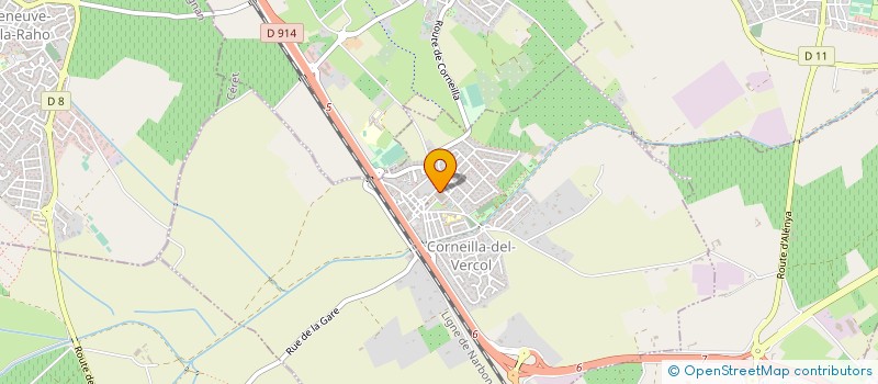 localisation de l'entreprise MADAME ALBINE CUENCA  CORNEILLA-DEL-VERCOL