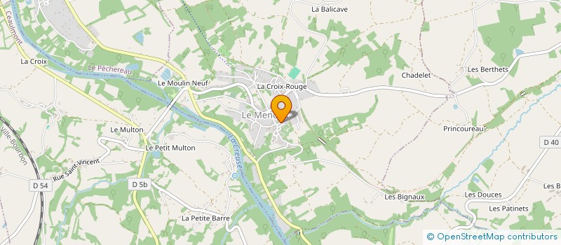 localisation de l'entreprise MADAME ALBINE LOMBARD  LE MENOUX