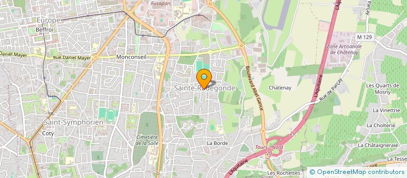 localisation de l'entreprise MADAME ALBINE MISERY  TOURS