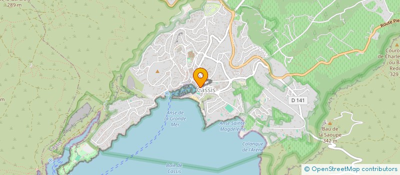 localisation de l'entreprise MADAME ALBINE OLIVIER  CASSIS