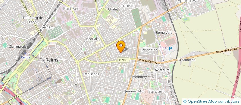 localisation de l'entreprise MADAME ALCIDIA ACCAO FARIAS  REIMS