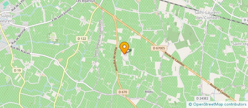 localisation de l'entreprise MADAME ALCINA RODRIGUES  SAINT-EMILION