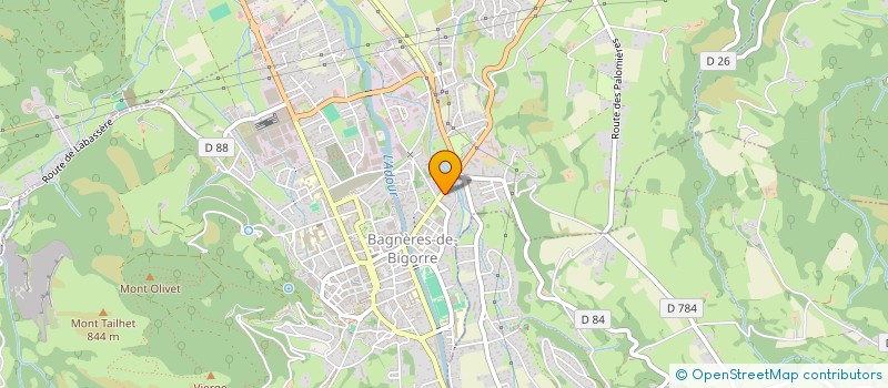 localisation de l'entreprise MADAME ALCINETE ALVES SANTOS  BAGNERES-DE-BIGORRE