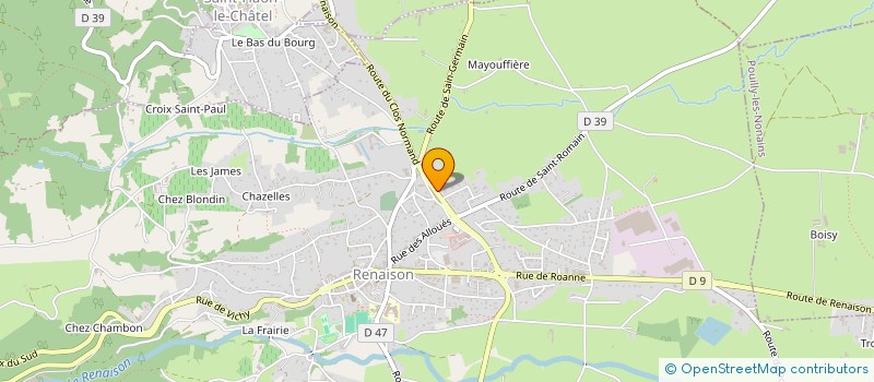 localisation de l'entreprise MADAME ALDA DA CONCEICAO FERNANDES MACHADO ALVES  RENAISON