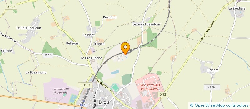localisation de l'entreprise MADAME ALDA VOISIN à BROU
