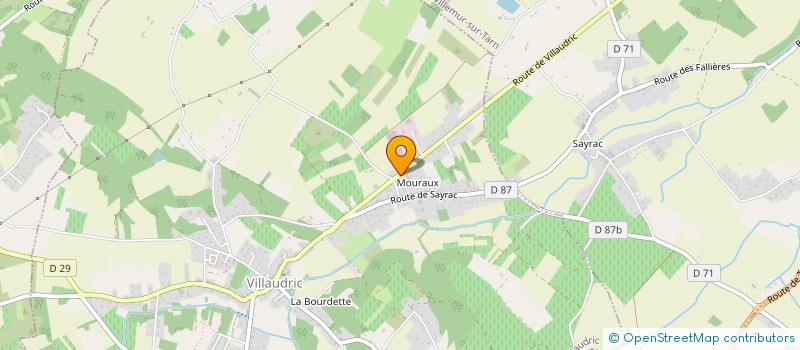 localisation de l'entreprise MADAME ALDJIA ABBAS  VILLAUDRIC