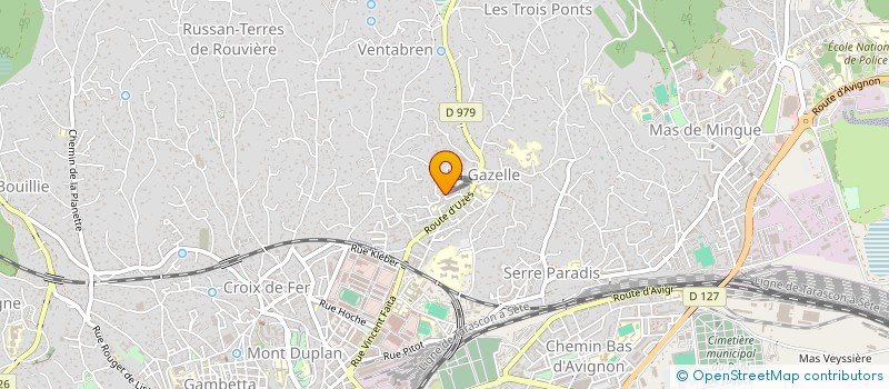 localisation de l'entreprise MADAME ALDJIA HADDAD  NIMES