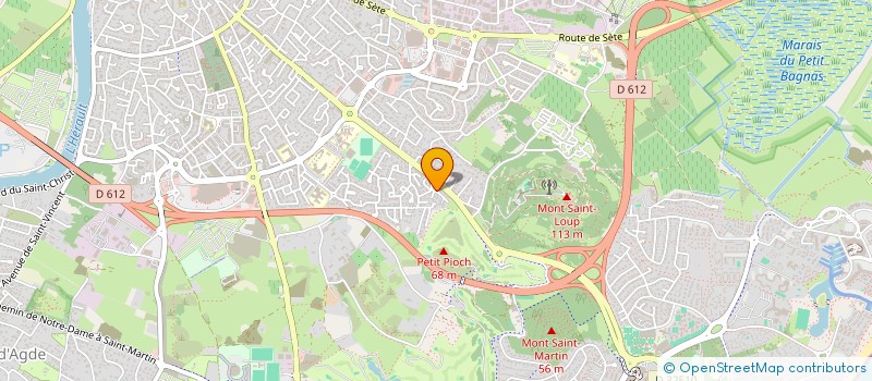 localisation de l'entreprise MADAME ALEC DOUKHAN  AGDE