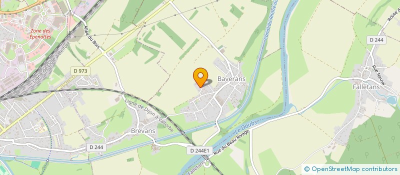 localisation de l'entreprise MADAME ALEJANDRA GUILLOUX  BAVERANS