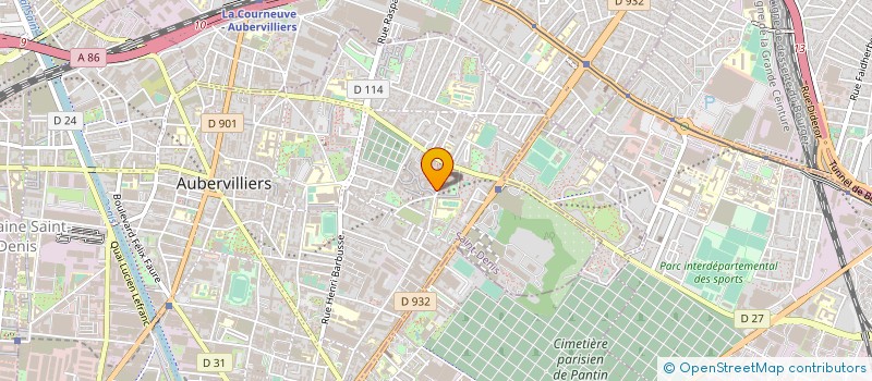 localisation de l'entreprise MADAME ALEKSANDRA ANDJELKOVIC à AUBERVILLIERS