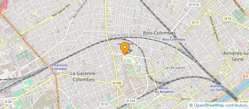 localisation de l'entreprise MADAME ALEKSANDRA CARANOVIC à BOIS-COLOMBES