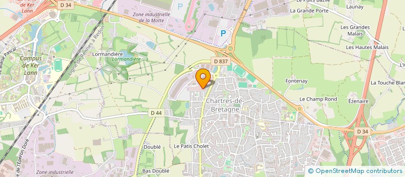 localisation de l'entreprise MADAME ALEKSANDRA KARWAT  CHARTRES-DE-BRETAGNE